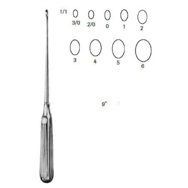 Spart Brun Curette Ovalcup
